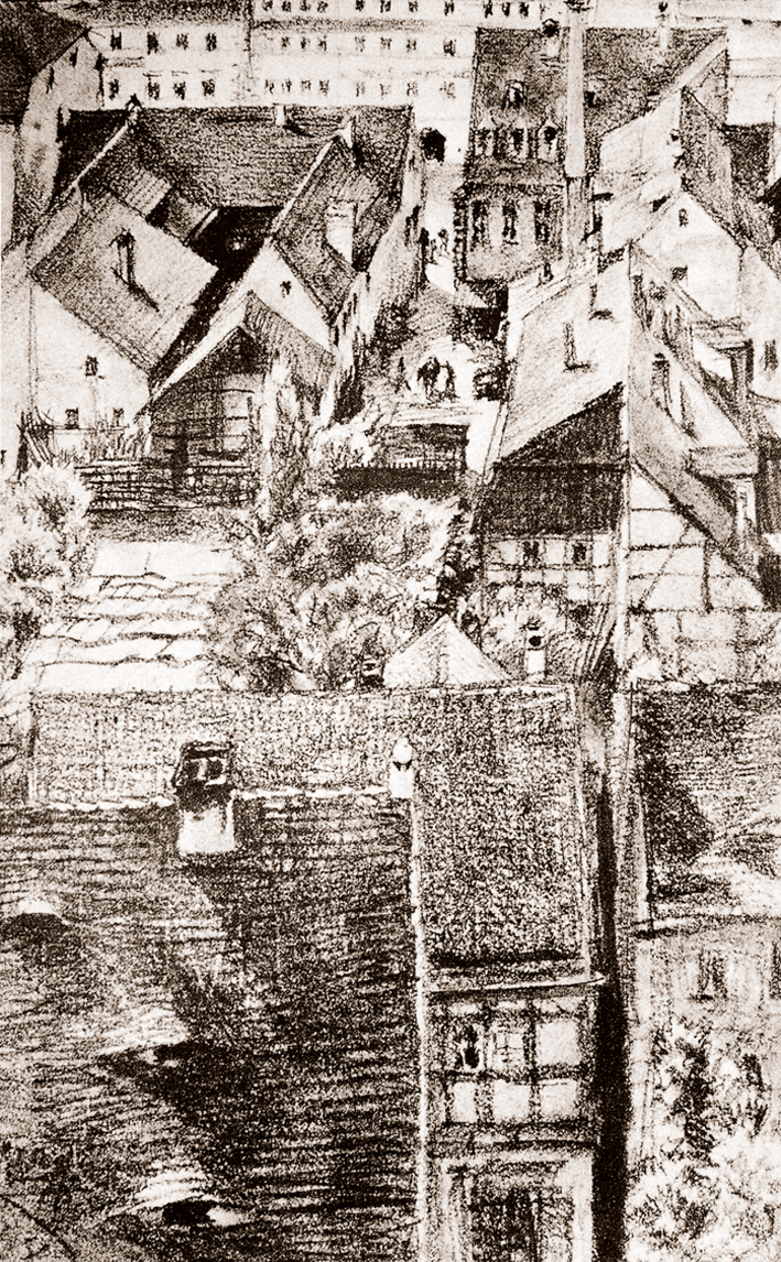  Adolpyh Von Menzel —— 街市俯瞰